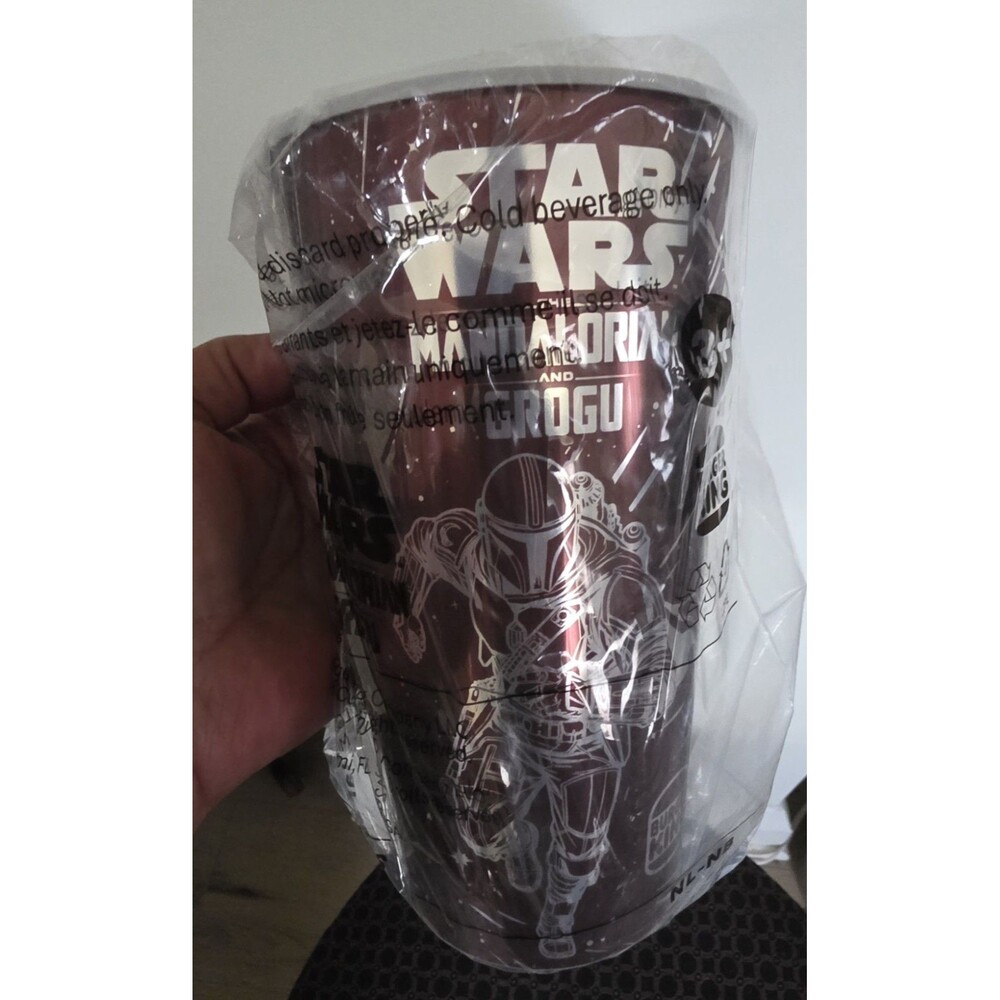 NEW 2026 Burger King (2) STAR WARS The Mandalorian And Grogru CUP Set Of 2 NiP